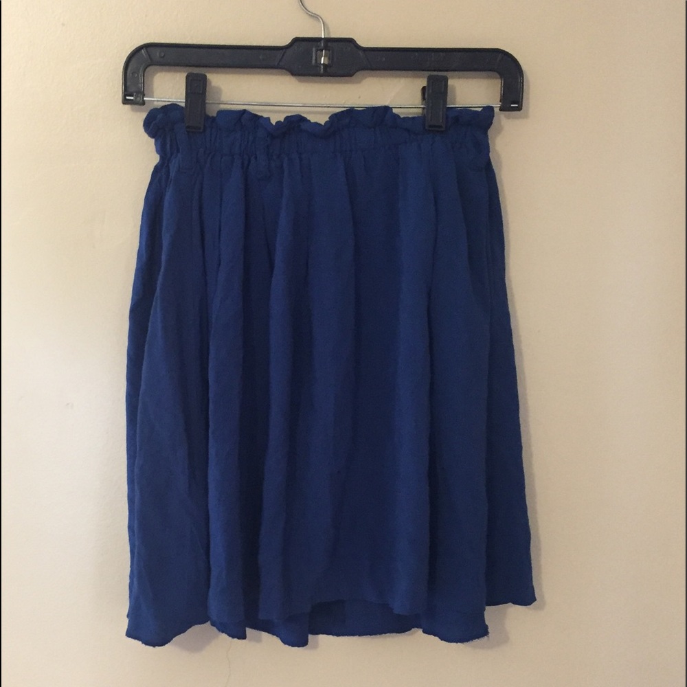 Fun, flowy, blue skirt